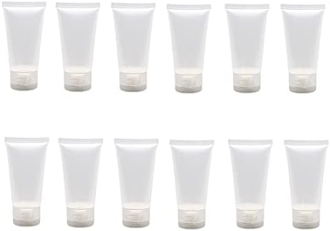 Vipolish 12 парчиња 3,4 мл Транспарентно празни пластични цевки шише со капаче за завртки за козметички крем лосион контејнер Диспензерот