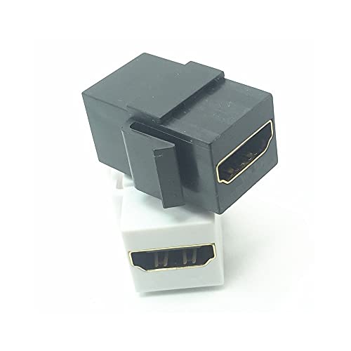 HDMI-Компатибилен Клучен Камен Џек Женски Спојка Вметнете Приклучок Приклучок Приклучок Адаптер Порта За Ѕид Плоча Излез Панел 5 парчиња