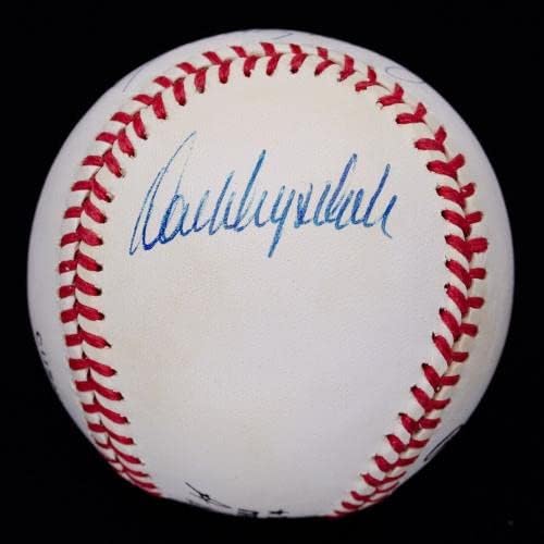 Парична казна Песочна Koufax &засилувач; Дон Drysdale Двојна Потпишан Само Бејзбол JSA LOA XX1282-Автограм Бејзбол