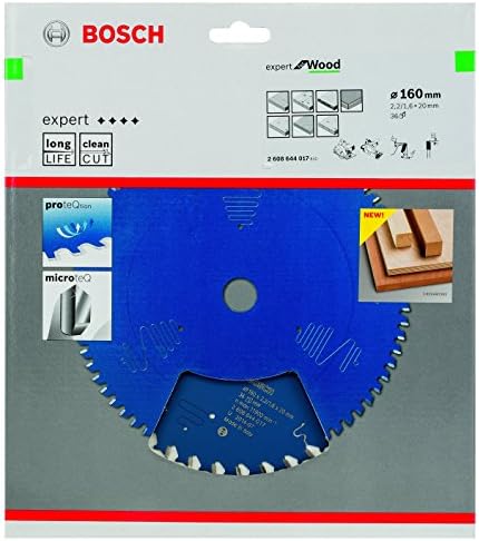 Bosch 2608644017 EXWOH 6,3 x 20mm 36T кружна пила на сечилото на горната прецизност