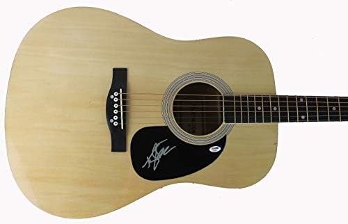 Тајлер Фар автентичен потпишан акустична гитара автограмираше PSA/DNA AA86651