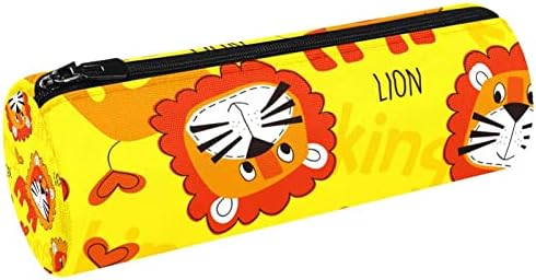 Цртан филм животински лав образец молив случај Студентска канцелариски торбички торбички патент пенкало торба козметика торба за