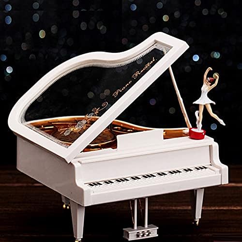 WODMB Нова романтична класична пијано модел Музичка кутија танцувајќи балерина рачно чудак музички кутии роденденски свадба loveубов подарок