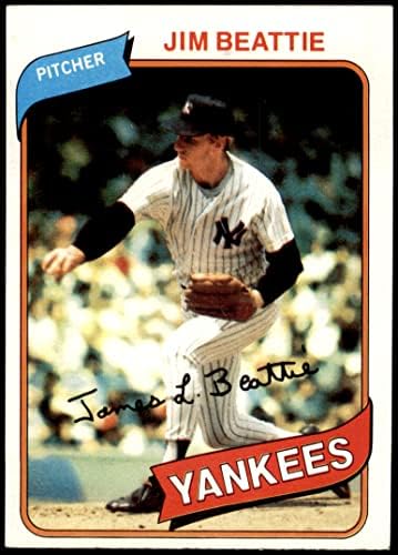 1980 Топпс # 334 Jimим Бети Newујорк Јанкис Дин картички 5 - екс Јанкис