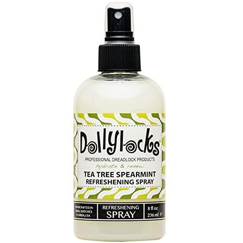 Dollocks Професионални Органски Dreadlock Освежување Спреј - Растителни Базирани Loc Производи За Нега На Коса, Остатоци-бесплатни И Сулфат-бесплатни