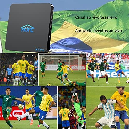 Dreamosa IPTV Box 4K видеа филмови ТВ серии Цртани филмови за возрасни од Бразил Индија Арапска Европа 2 GB RAM 16 GB ROM Black 10x10x1cm