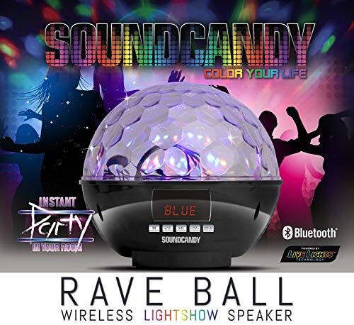 SoundCandy Rave Ball Light Show Bluetooth звучник