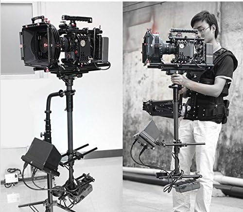 GOWE Professional Steadicam Stabilizer Kit Vest V4 SLED B10 ARM X-28 Докинг заграда за оптоварување на видео камерата до 15 килограми
