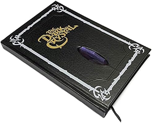 Костимбаза Темна кристална книга со реплика печатени страници со илустрации црно