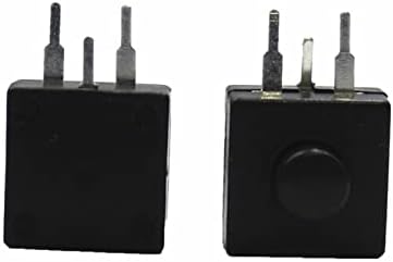 Gooffy Micro Switch 10pcs фабрички светлина на светло на главата 213WD Страничен прекинувач 12x12mm D C 30V 1A 3PINS DIVER FET FUST копче за прекинувачи