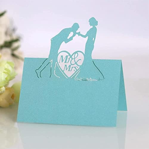 Картички за табели, свадбена картичка, картички за име на место, пакет од 100 картички за свадби, картички за романтично место, картички