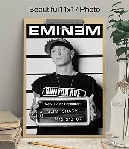 Fatcat Wall Graphics Eminem Posterless Подарок за рамка од 12 x 18 инчи-S-193…