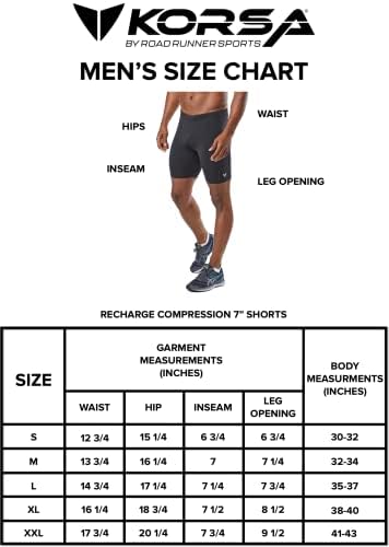 Корса полнење компресија 7 кратки 2,0 за мажи со џебови | влага за влага | За трчање, тренингот, атлетски и теретана | црна, мала