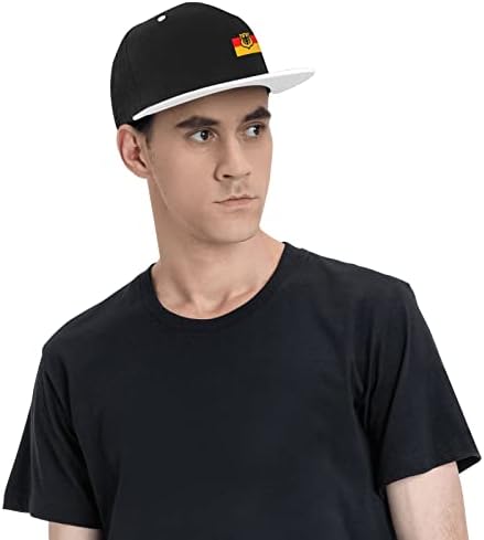 Германско знаме со германски возрасни орел возрасни хип хоп бејзбол капа женски тато капа прилагодлива мажи каскета
