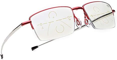 Мултифокус + Преклопни Очила За Читање Вклучени Читатели Компактни Унисекс Очила За Случај На Читање