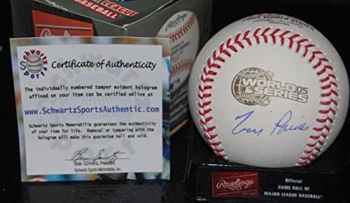 Тим Рејнс го потпиша Чикаго Вајт Сокс Шварц Коа - Автограмирани бејзбол