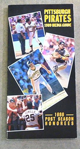 Водич за бејзбол медиуми Pittsburgh Pirates MLB - 1989 -/nm