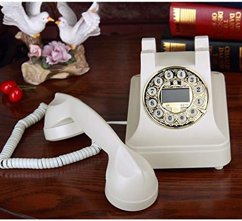 LXRZLS Европски антички гроздобер ретро канцелариски телефонски фиксни фиксни производи креативни домови жичен повикувач на лична карта