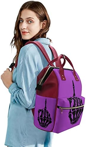 Ранец за торби за пелена на средни прсти стилски породилно торбичка мултифункционална водоотпорна туристичка медицинска сестра рамо
