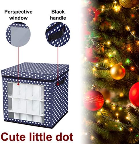 ToyVian Божиќна украс за складирање кутија за кутии за пакување на кутии за хартија со чисти прозорец правоаголни колачиња за лекување кутии