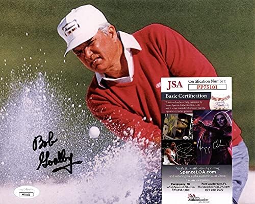 Автограм за автограм на Боб, потпишан 8x10 Фото ЈСА Сертифициран автентичен PP75101 Мастерс PGA Tour Golfer