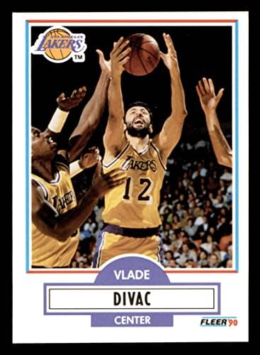 1990 Fleer # 91 Vlade Divac Los Angeles Lakers NM/Mt Lakers