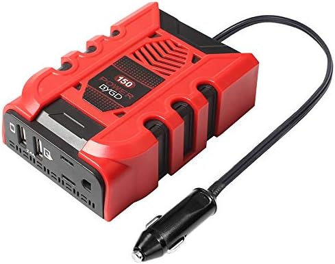 BIGD 150W Инвертер за напојување на автомобили за возила, DC 12V до 110V AC CALC ADAPTER CONVERTER CONVERTER со AC -продавници 2