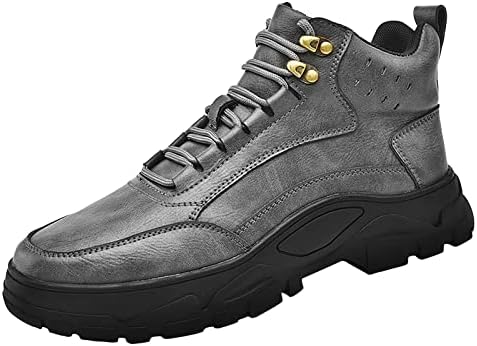 Чизми за пешачење за мажи кои трескаат чизми за ранци со високи чевли кои не се лизгаат планинари за планинари за рамни стапала што дишат дневно