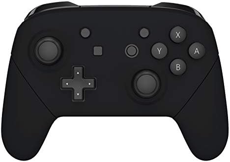 Екстрематорски рачки на задната плоча на црна плоча за контролор на Nintendo Switch Pro, мек допир за замена на допир за замена