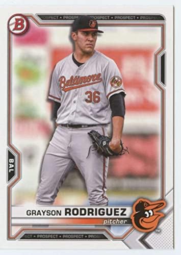 2021 Bowman Draft BD-136 Grayson Rodriguez RC Rocie Baltimore Orioles MLB Baseball Trading Card