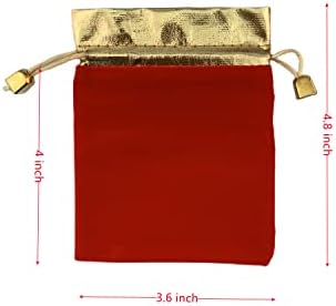 Палмхоме Пакет од 12 Кадифени Торби За Влечење Торба За Подароци Кадифена Торбичка За Накит Свадба И Забава