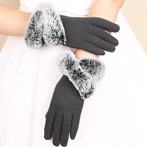 Зими Зимски нараквици целосни прсти ракавици со надградени нараквици на екран на допир за жени студено време