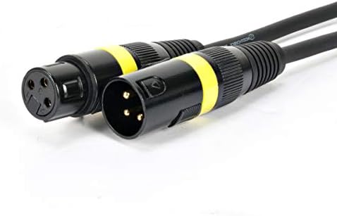 Аку Кабел 10 нога 3 пински вистински dmx кабел оценет на 110 оми крај до крај за да се обезбеди без пад на сигналот &засилувач; Ac3pdmx5