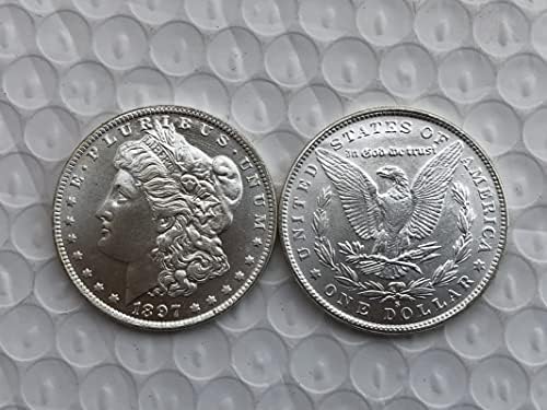 Едиција од 1897 година, Американски монети, Морган, сребрен долар, месинг од сребрени антички ракотворби, странски комеморативни монети