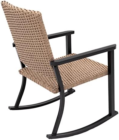 C-hopetree на отворено стол за лулка за надворешен двор, метална рамка, природно сите временски услови