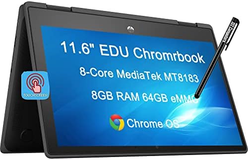 HP Chromebook 11 X360 G3 11.6 HD 2-во-1 Екран На Допир Флип Кабриолет Дома &засилувач; Образование Лаптоп, IST Пенкало, Chrome OS
