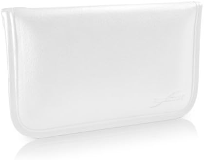 Boxwave Case for Lenovo A7 - Елитна торбичка за кожен месинџер, синтетички кожен покрив куќиште дизајн на пликови за Lenovo A7 - Брегот на Слоновата