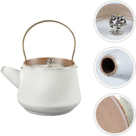 Чај котел Стоветоп гроздобер чајник керамички чај котел за домаќинство рачен чајник - чајник истурете над котел за кафе за хотел