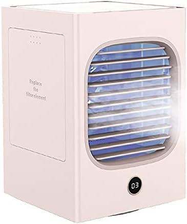 Ботиту Личен климатик за ладилник за воздух, 3 вида прилагодлив прочистувач на овлажнител за простор за брзина, погоден за дома, розова