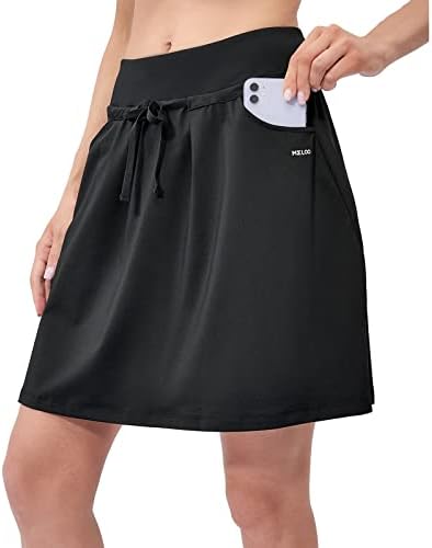 Мелоуски жени со лесни атлетски здолништа - Перформанси за голф тенис - активна облека за вежбање спортско здолниште