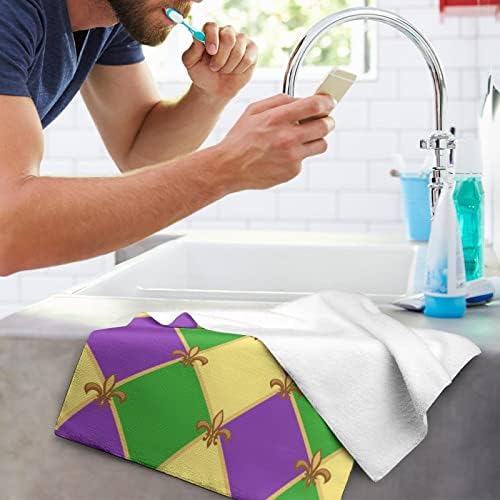 Симпатична марка грас шема за пешкир за миење садови 28,7 x13.8 крпи за лице Суперфинирани влакна Високо апсорбирачки крпи крпи