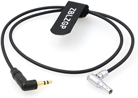 Zblzgp десен агол 5 пински машки до 3,5 мм десен агол TRS аудио кабел за ARRI Alexa Mini камера