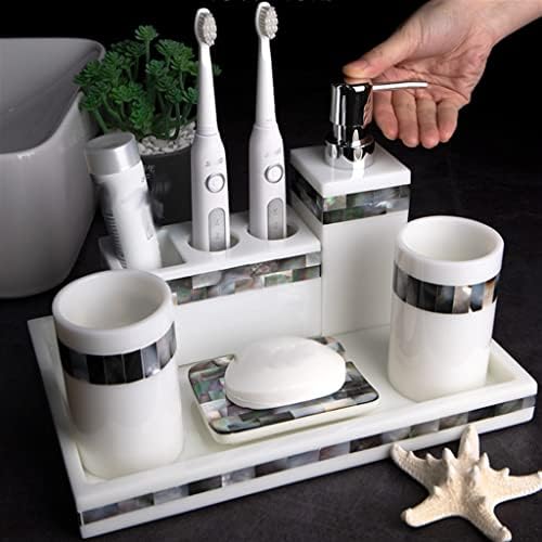 Cdyd countertop купатило поставена електрична држач за четки за заби, чаша за миење садови за свадби за бања