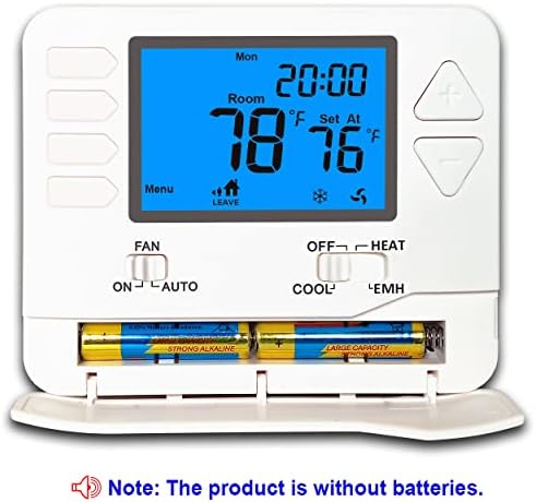 Термостат на топлинска пумпа, 5-1-1 ден програмабилни термостати за дома, до 2 топлина/ 1 ладно