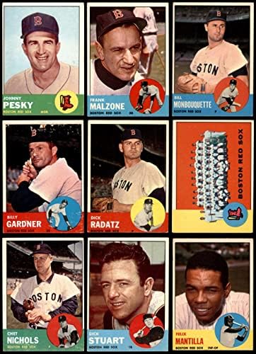 1963 Topps Boston Red Sox Team го постави Бостон Ред Сокс VG/Ex Red Sox
