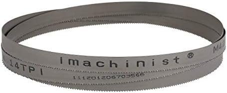 Imachinist 64-1/2 долг, 1/2 широк, 14TPI и 10/14TPI дво-метална лента сечило M42 одделение за сечење метал метал