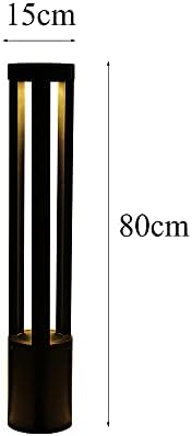 SDFDSSR Едноставна леана алуминиумска колона на отворено светла Двор градинарски надворешен пол Фенер Парк тревник пејзаж маса ламба Вила столб ламба IP65 водоотпорни