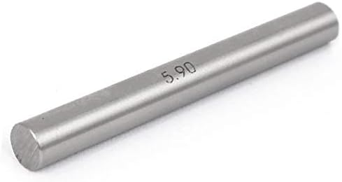 X-Ree 5.90mm DIA +/- 0,001mm Толеранција 50мм должина GCR15 Cylinder Pin Gage Gage (5,90 mm DIA +/- 0,001 mM толеранција 50 mM Londitud GCR15 Calibrador de Pasador del Cilindro