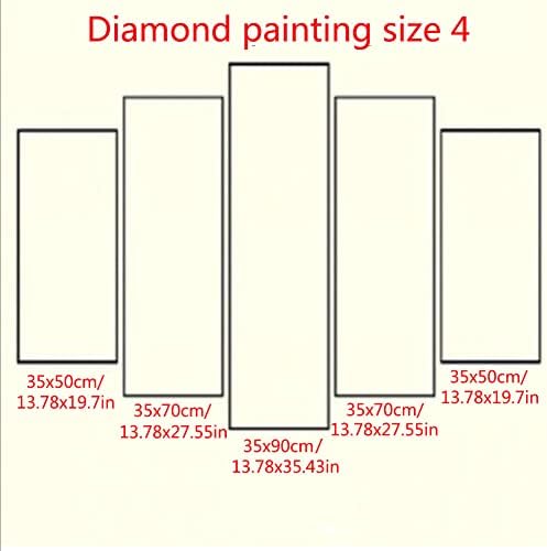 Големи комплети за сликање на дијаманти за 5D DIY за возрасни деца целосна вежба дијамантска уметност Rhinestone dots уметност дијамантски везови слики уметност занает за д