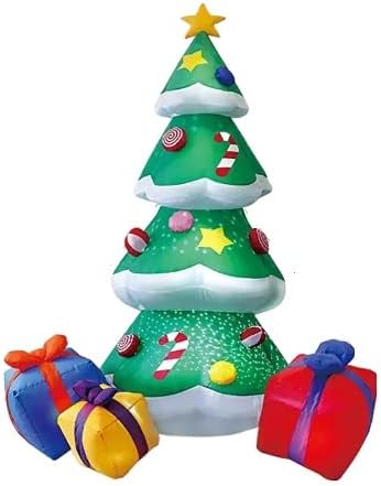 Божиќни украси на надувување на надувување на новороденчиња, надувување на новогодишна елка, сјај Среќен Божиќ на отворено Декорација на